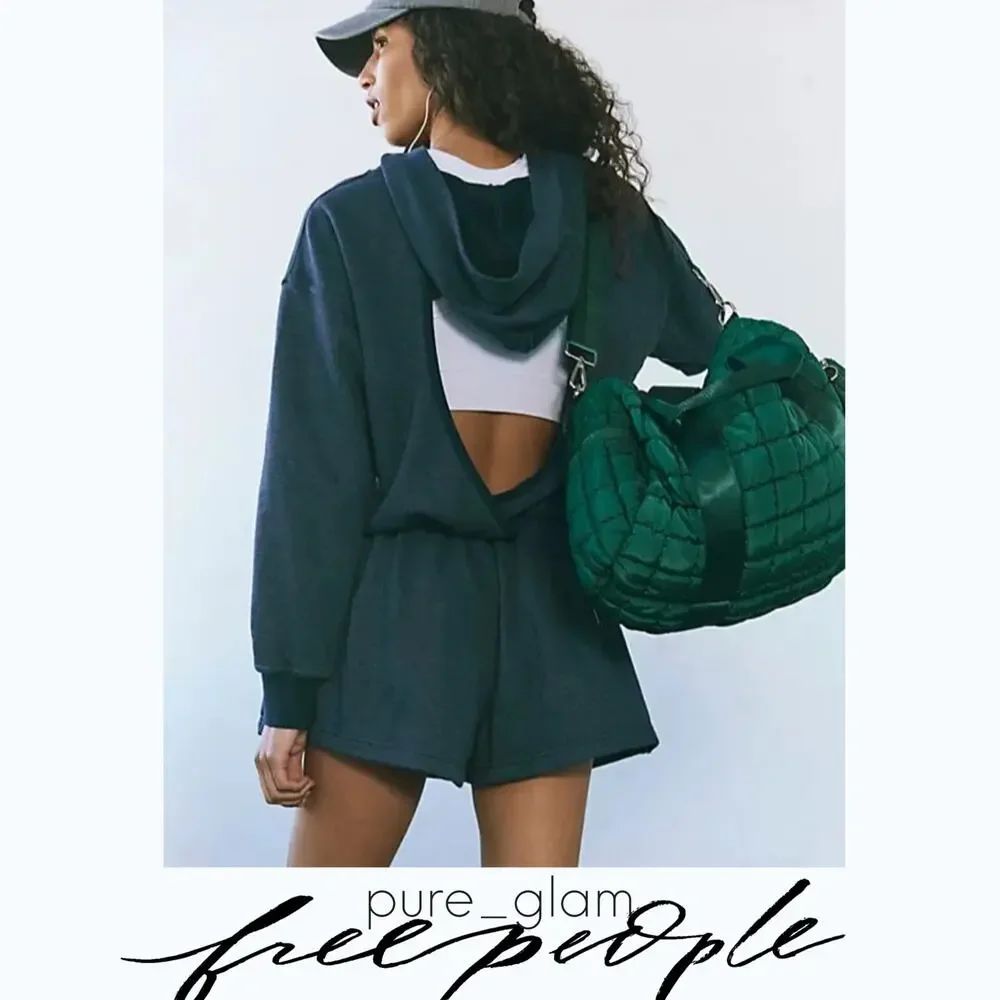 Free People hooded romper